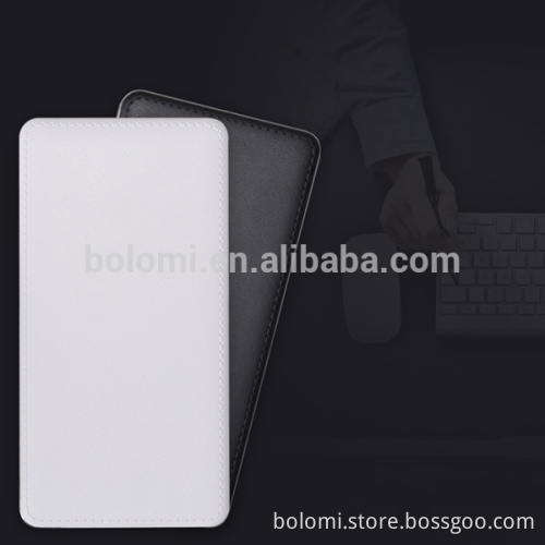 best selling OEM power bank 10000mah imitation leather design power for mobile phone